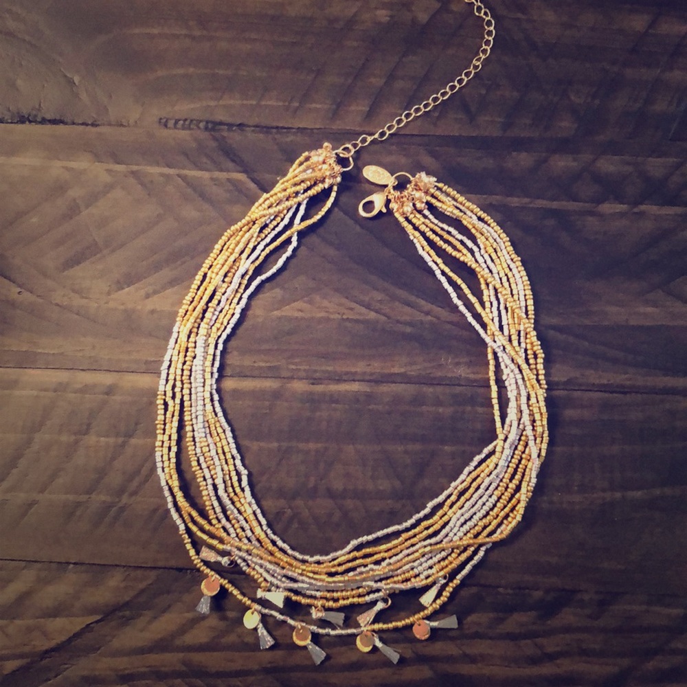 Loft silver and gold necklace